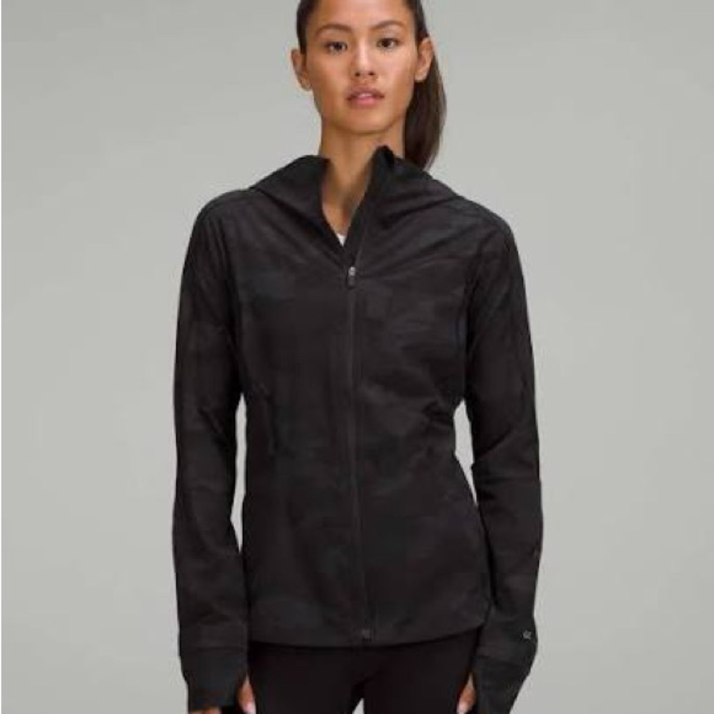 lululemon athletica Black Camo Mist Over Jacket